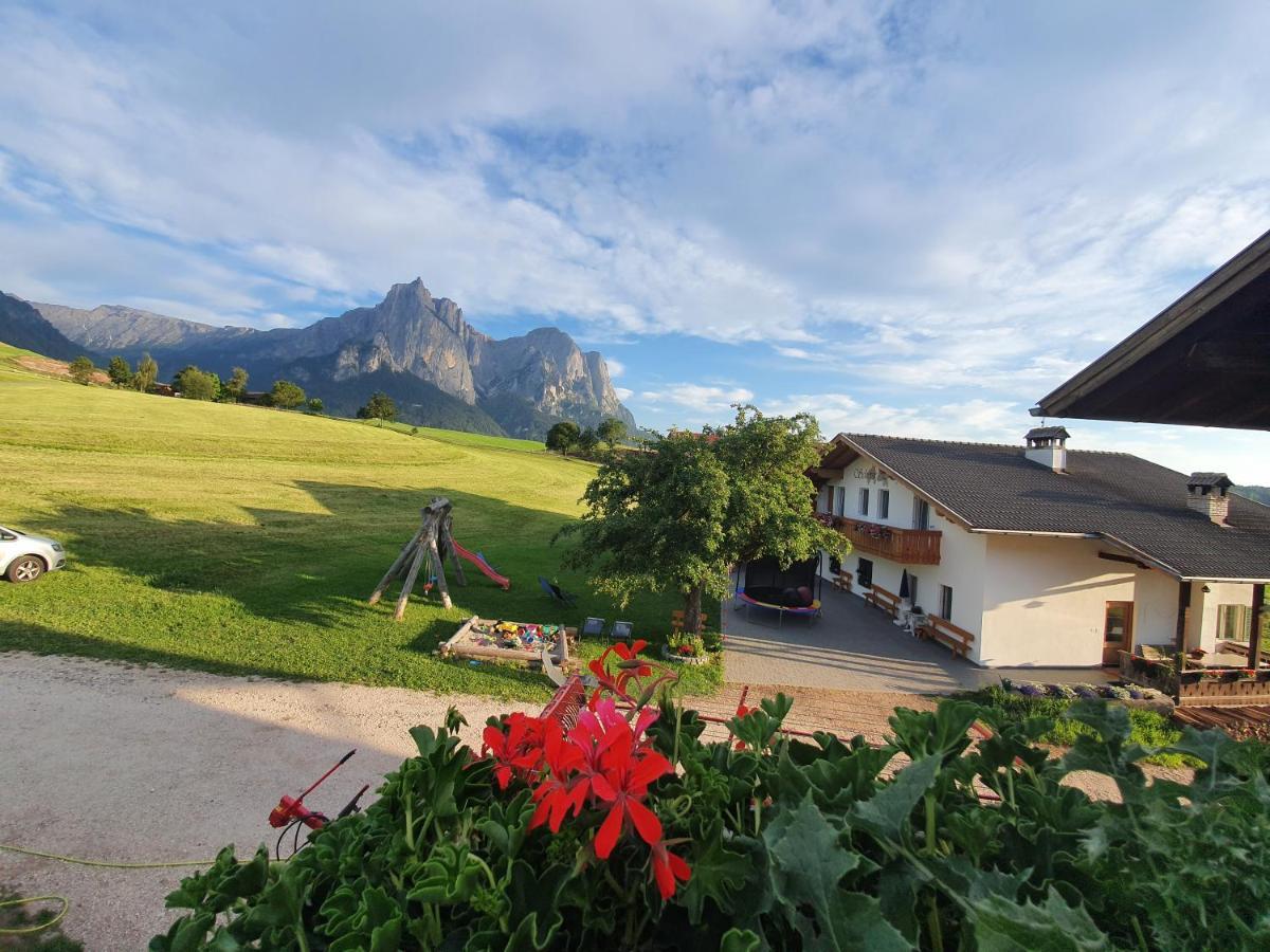 Apartments Schererhof Castelrotto Dış mekan fotoğraf