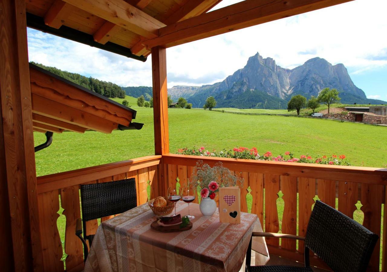 Apartments Schererhof Castelrotto Dış mekan fotoğraf